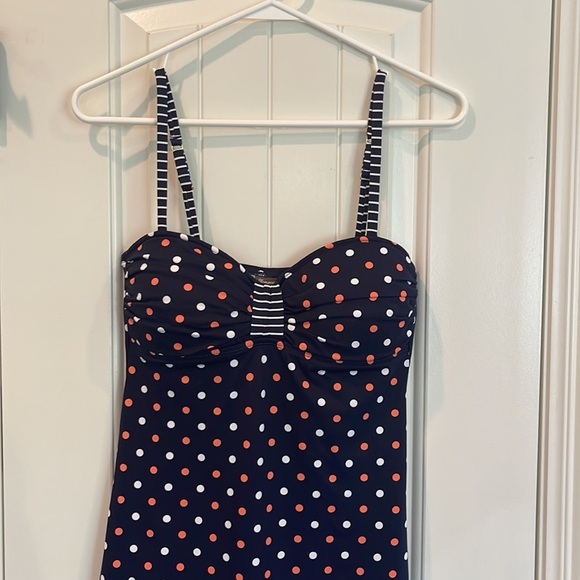 TOMMY BAHAMA Polka Dot Summer CoverUp Sundress Sz S Retro Swimwear Beach Resort - Picture 6 of 10
